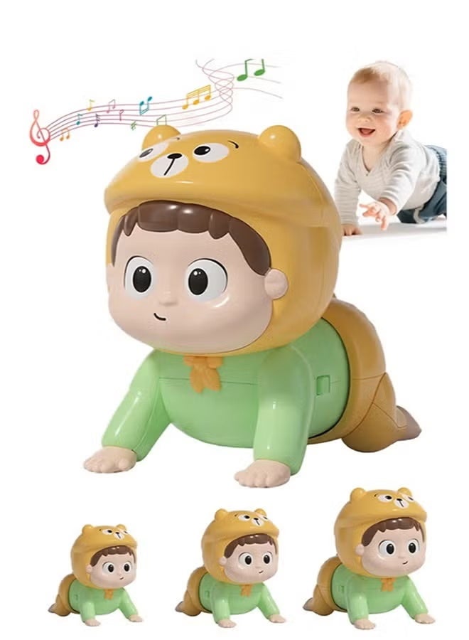 Jamal Crawling Baby Toys For 6 To 18 Months, Baby Development Crawling & Tummy Time Music Toy, Crawling Toy For 6+ Month Old, For Babies Boy And Girl - Image 1