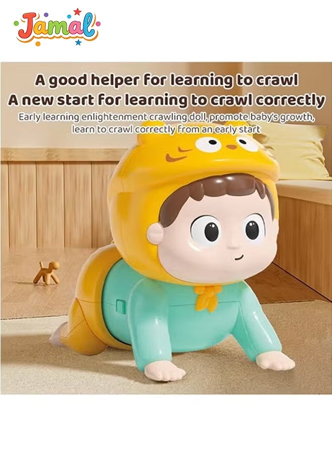 Jamal Crawling Baby Toys For 6 To 18 Months, Baby Development Crawling & Tummy Time Music Toy, Crawling Toy For 6+ Month Old, For Babies Boy And Girl - Image 5
