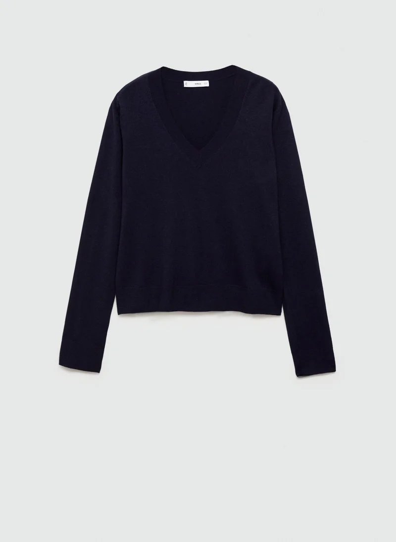 MANGO V-Neck Sweater