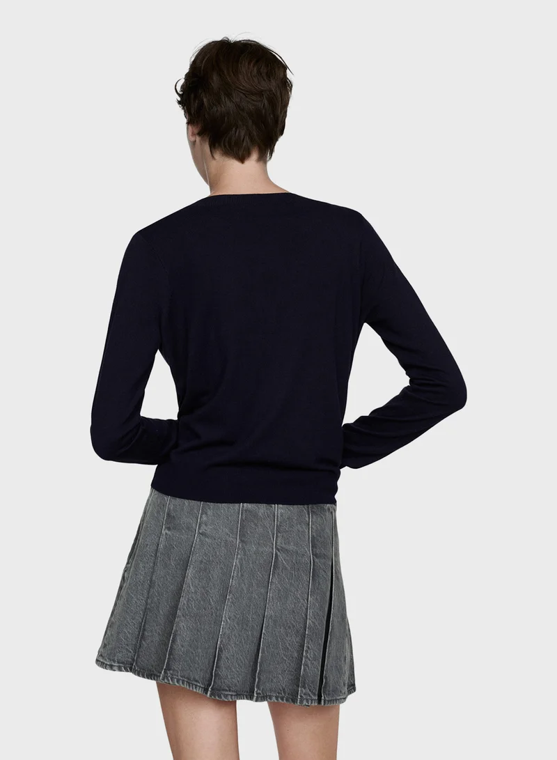 MANGO V-Neck Sweater
