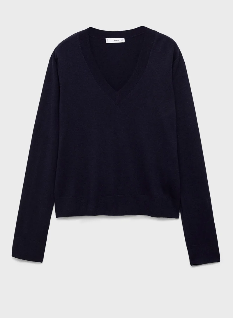 MANGO V-Neck Sweater