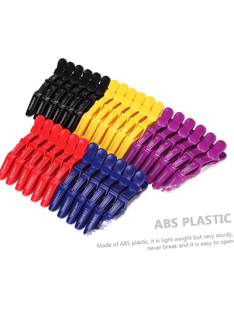 Generic - Hair dressing Clips -6pcs MultiColor - Image 1