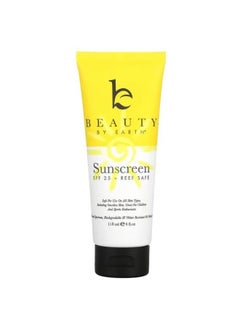 Beauty by Earth Beauty By Earth, Mineral Sunscreen, SPF 25 Zinc Oxide Sun Protection, 4 fl oz (118 ml) 