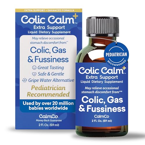 Colic Calm Plus - Gripe Water with Extra Support, Infant Gas Drops for Newborns, Colic & Upset Stomach Relief, Safe & Gentle, Baby Essentials for Digestive Health, 2 fl oz (Pack of 1) - Image 1