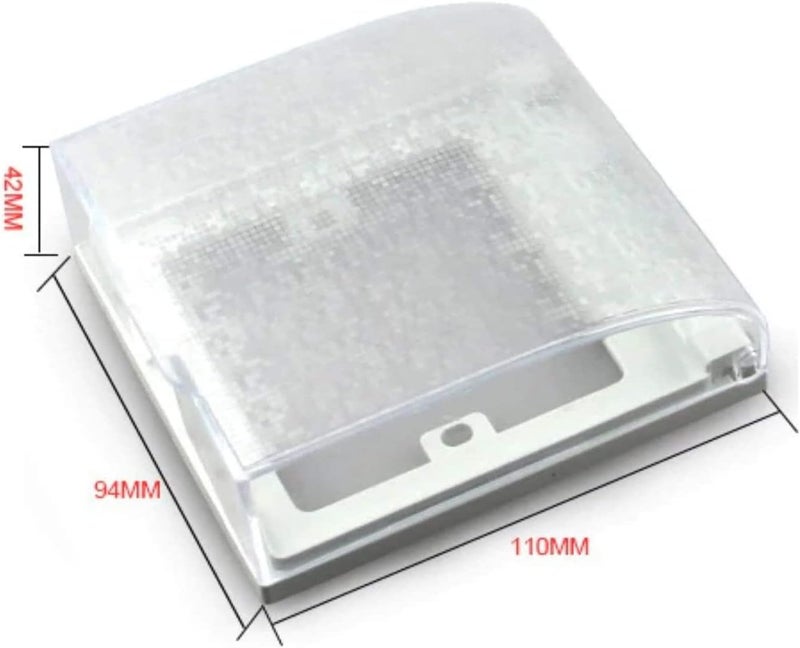 Electrical Universal Waterproof Wall Switch Box Cover, Transparent - Image 3