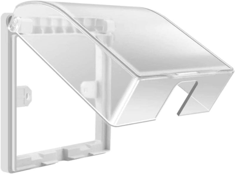 Electrical Universal Waterproof Wall Switch Box Cover, Transparent - Image 1