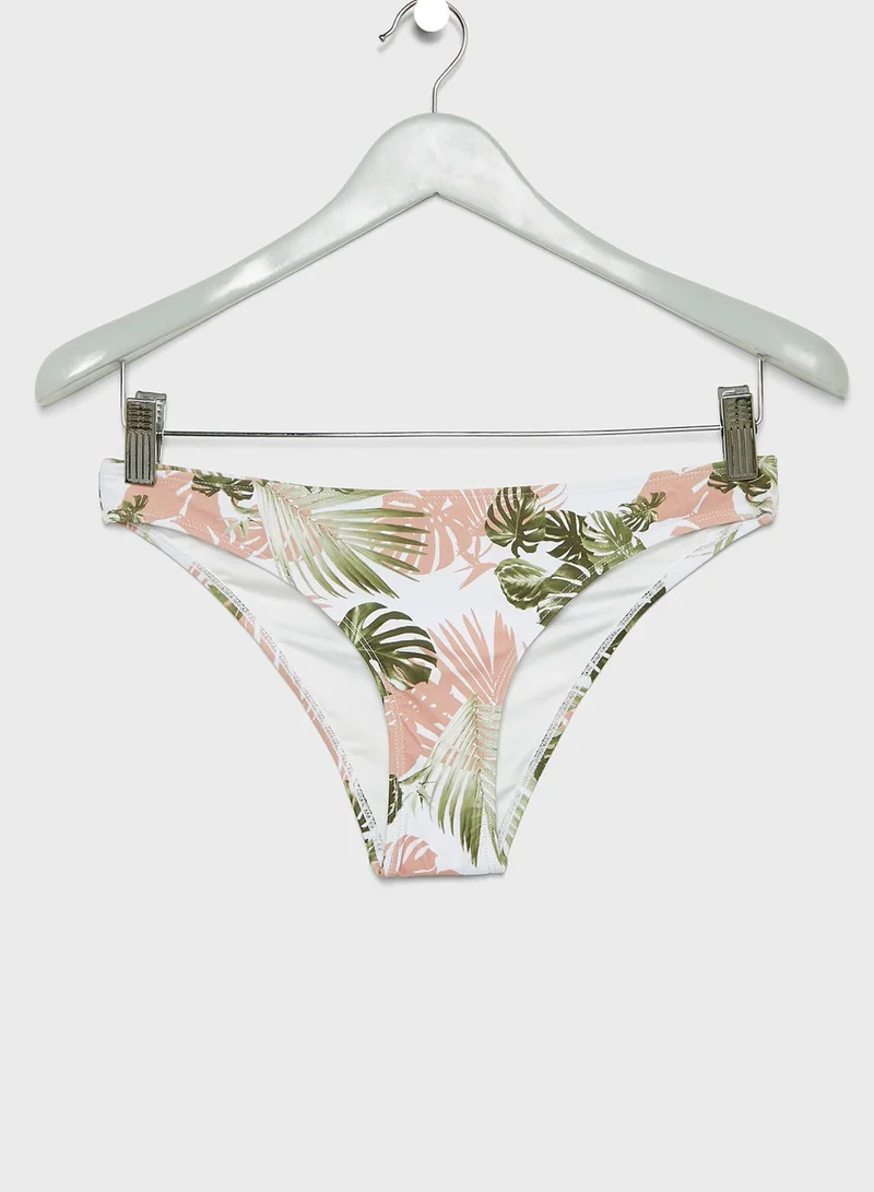 TOPSHOP Printed Bikini Bottom
