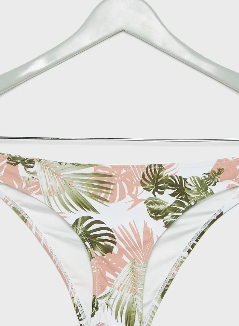 TOPSHOP Printed Bikini Bottom