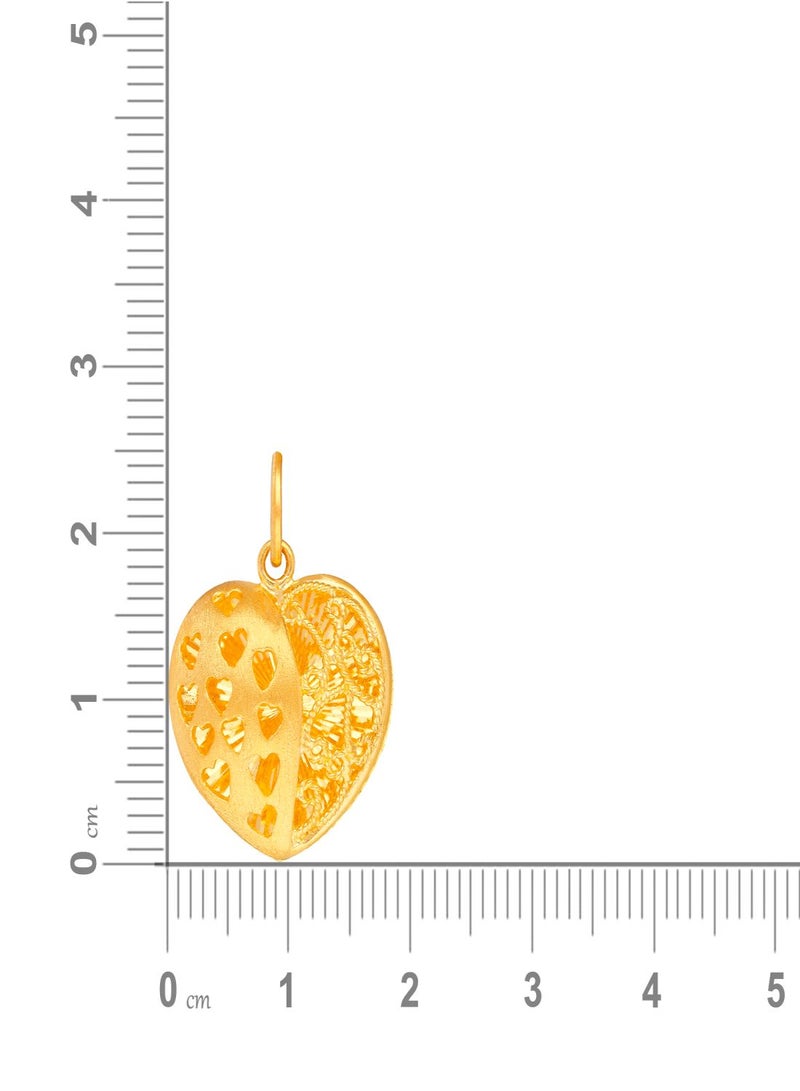 Malabar Gold and Diamonds 22k 916 Purity Malabar Gold Pendant AIPN239Y  - Image 4