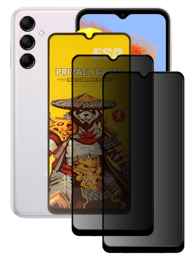 ESD 2 Pieces Tempered Dustproof Privacy Glass Screen Protector Compatible For Samsung Galaxy M14 5G - Image 1