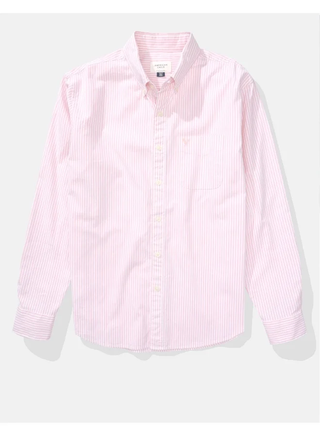 امريكان ايجل AE Striped Everyday Oxford Button-Up Shirt