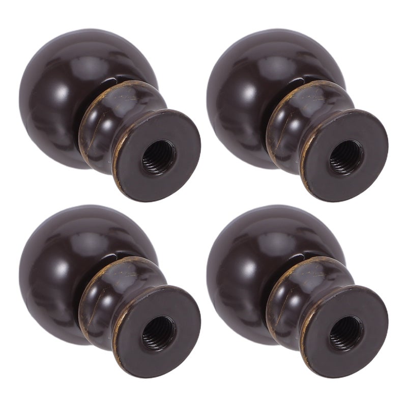 4pcs Lamp Finial Cap Knob For Lampshade Top - Decorative Knob Top Finials Metal Lampshade Accessories For Decoration Coffee - Image 4