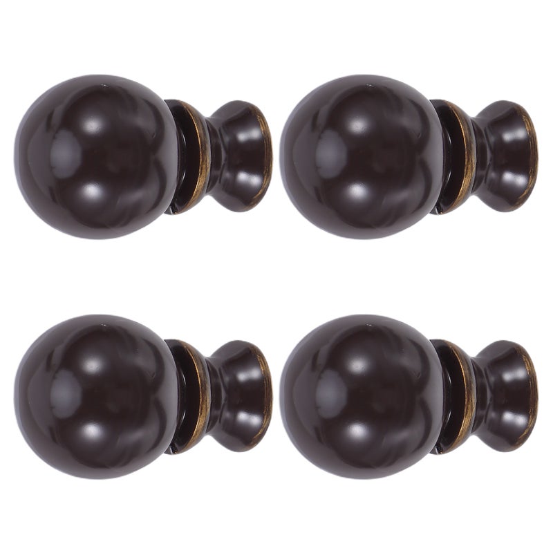 4pcs Lamp Finial Cap Knob For Lampshade Top - Decorative Knob Top Finials Metal Lampshade Accessories For Decoration Coffee - Image 5