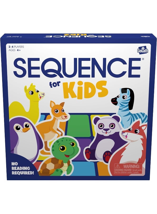 Jax Games SEQUENCE for Kids The 'No Reading Required' Strategy Game - Image 1