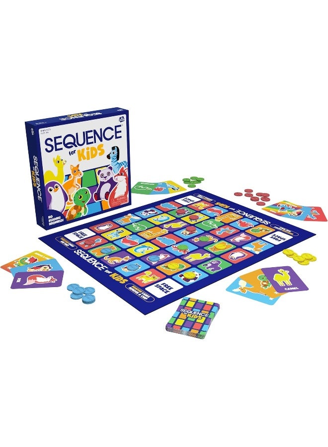 Jax Games SEQUENCE for Kids The 'No Reading Required' Strategy Game - Image 2