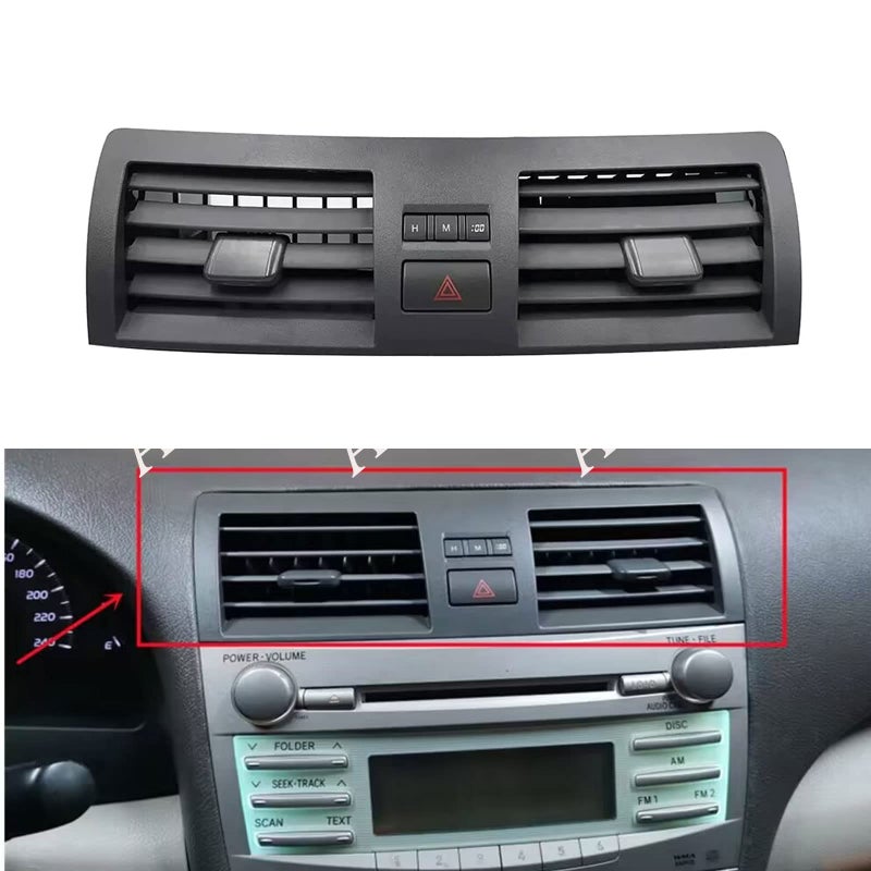 Air Conditioning Vent Center AC Air Conditioning Vents Compatible with Toyota Camry Dash 20072013 Trim Insert Outlet Panel Grille 5566006100