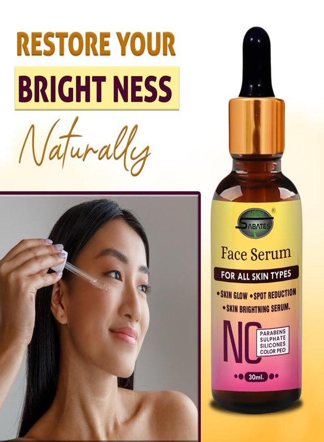 Sabates Daily Glow Face Serum, Vitamin C Face Serum For Glowing Skin and dark spots| Face Serum For Glowing Skin - Image 2