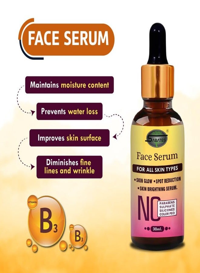 Sabates Daily Glow Face Serum, Vitamin C Face Serum For Glowing Skin and dark spots| Face Serum For Glowing Skin - Image 4
