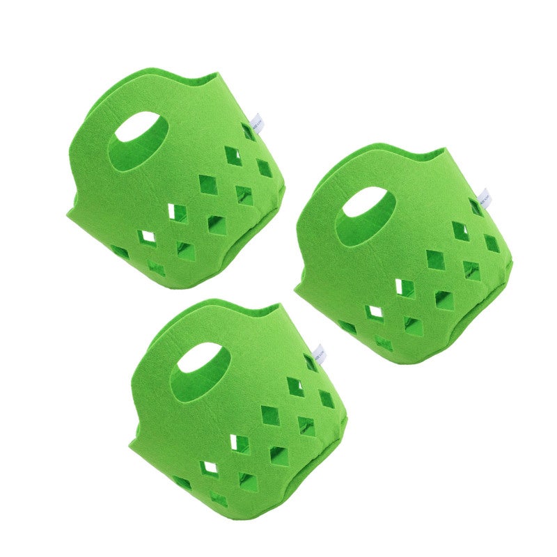 Toddler Fruit Basket Toy Premium Soft Felt Multifunctional Storage - Innovative Design Early Education Toy for Imaginative Play - Image 5