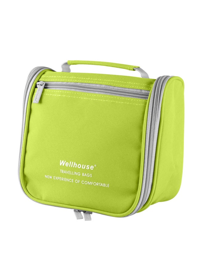 Wellhouse Wellhouse Toiletry Bag, Travel Makeup Organizer For Men And Women, Portable Cosmetic Bag For Business Trips, White-collar Professional Travel Accessory, Lime Green  - Image 2