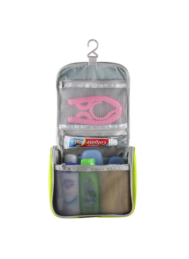 Wellhouse Wellhouse Toiletry Bag, Travel Makeup Organizer For Men And Women, Portable Cosmetic Bag For Business Trips, White-collar Professional Travel Accessory, Lime Green  - Image 4