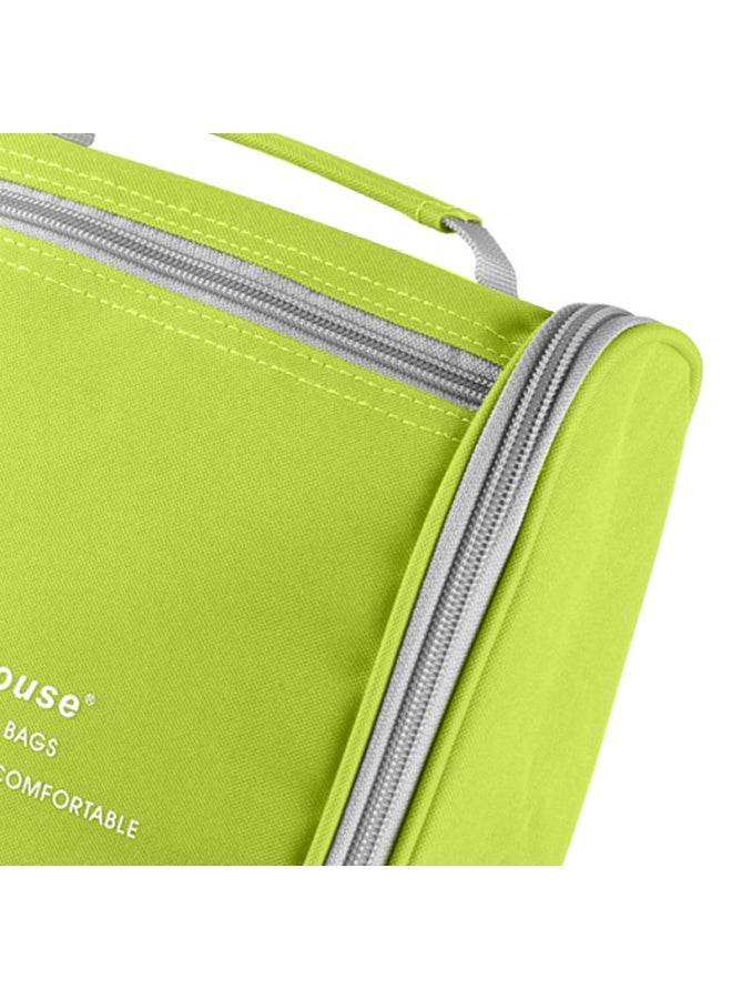 Wellhouse Wellhouse Toiletry Bag, Travel Makeup Organizer For Men And Women, Portable Cosmetic Bag For Business Trips, White-collar Professional Travel Accessory, Lime Green  - Image 5