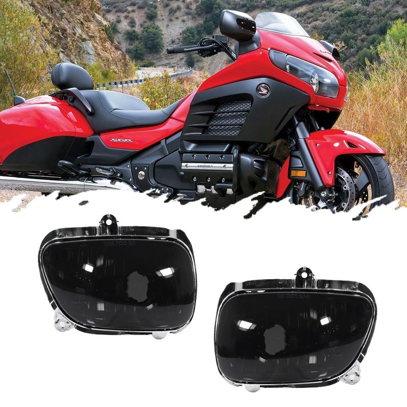 TurningMax For 20012017 Honda Goldwing 1800 GL180020132017 Honda F6B Turn Signal Lights Housing Smoked Lens 33460MCA671 33460MCA305 88120MCAA00 88120MCA00