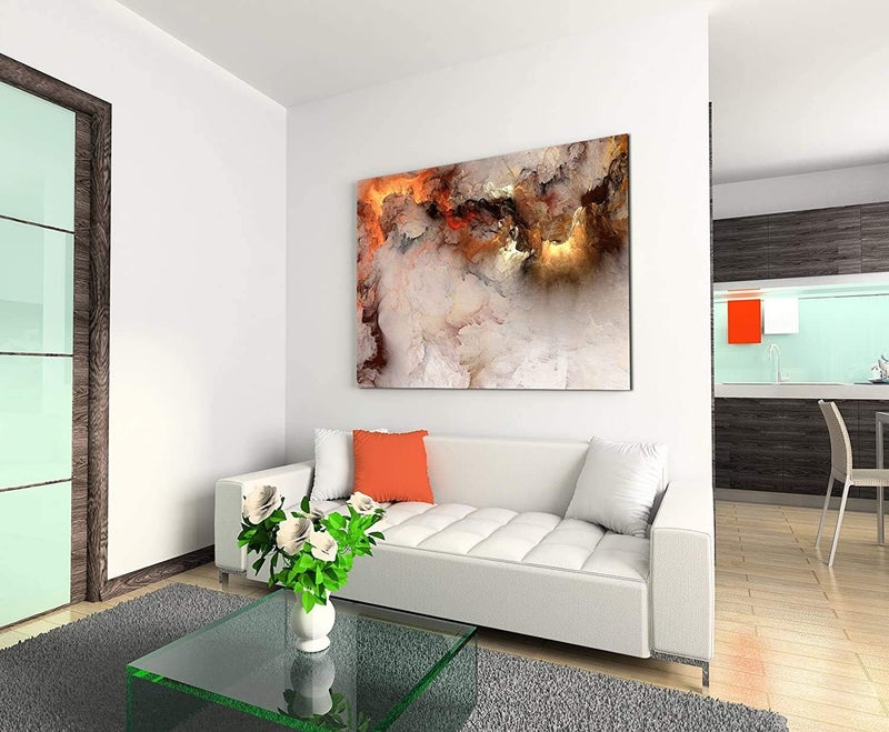 ZEYDRT Abstract Canvas Wall Art - 24x48 inches - Image 3