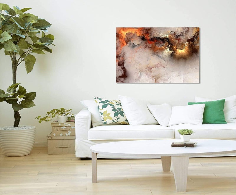 ZEYDRT Abstract Canvas Wall Art - 24x48 inches - Image 5