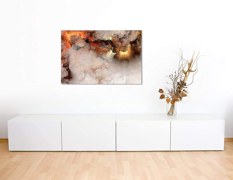 ZEYDRT Abstract Canvas Wall Art - 24x48 inches - Image 2