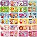 PLOUGVI 24Pcs Valentines Day Gifts with Cards for Kids Animal Heart Squishy Toys for Party Favors Galentines School Gift Exchange Classroom Prizes Bag Stuffers - Image 4