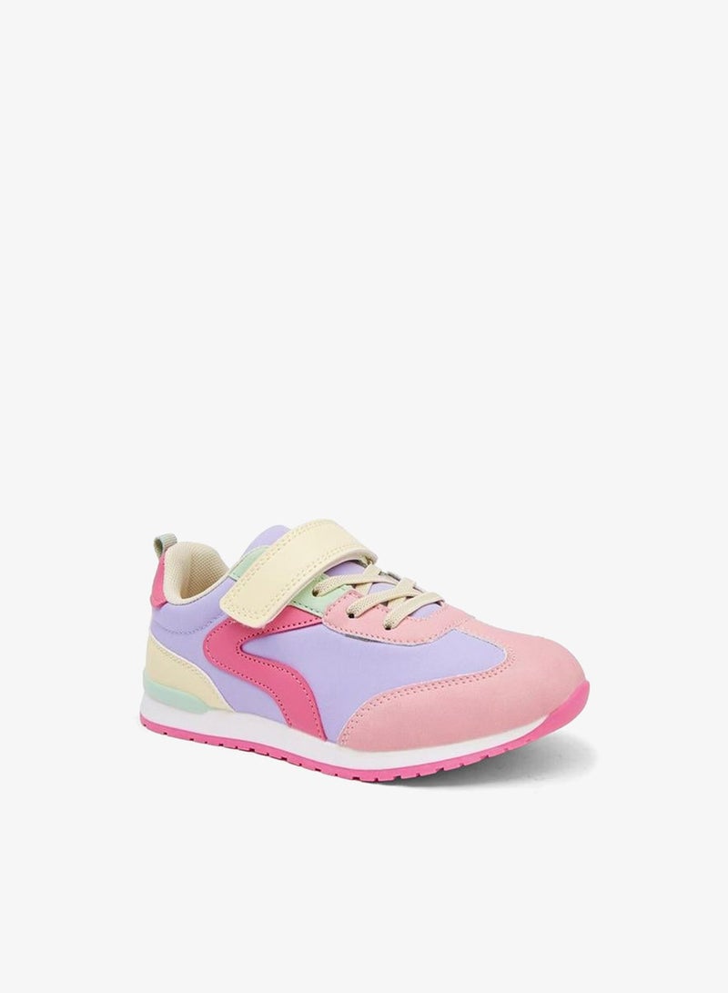 Little Missy Girls Hook and Loop Sneakers - Image 4