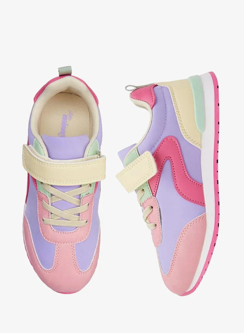 Little Missy Girls Hook and Loop Sneakers
