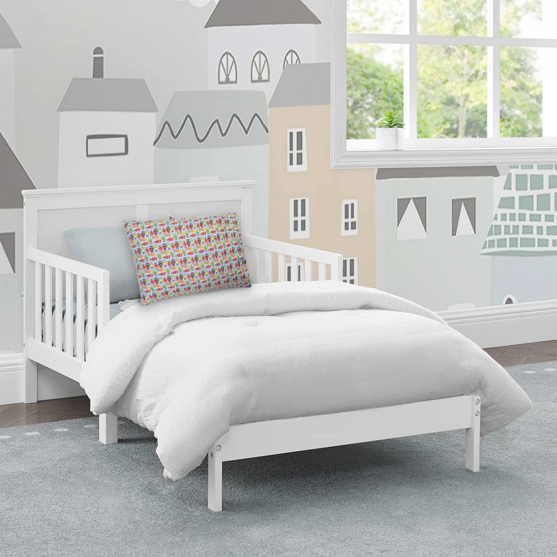 KRADYL KROFT Toddler Pillow with 100% Cotton Removable Cover - 20 X 15 Inches | Children Pillows | Baby Pillows - Happy Owls - Image 5