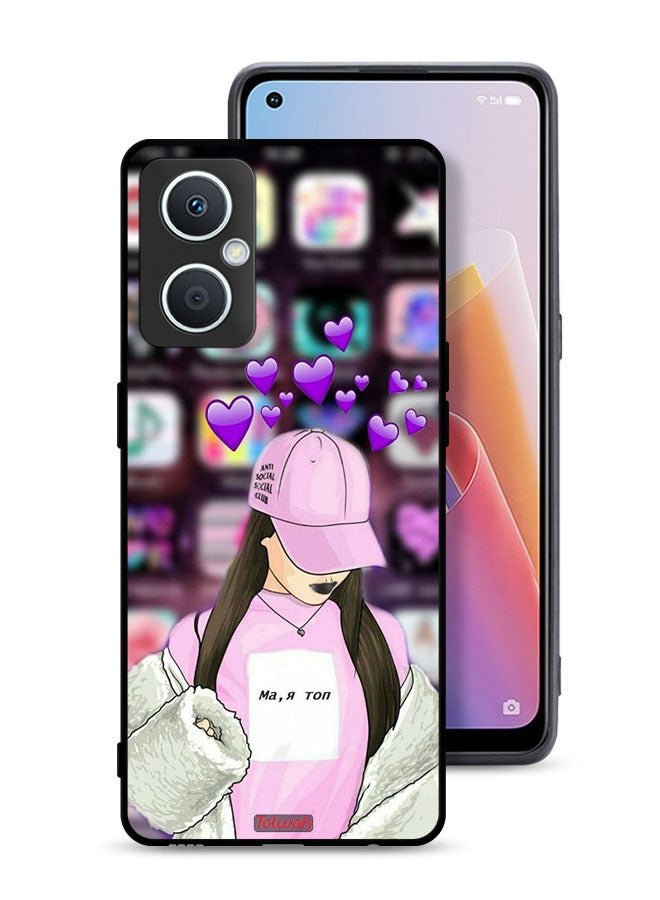 Tolwak Oppo A96 5G (China) Protective Case Cover Anti Social Club - Image 1