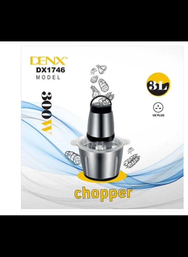 Denx DX1747- Multifunctional Meat Grinder 3L - Image 2