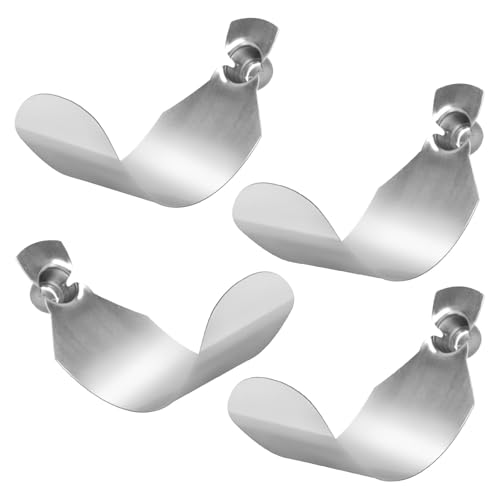 CHAR YONG Wand Button Lock Replacement for Rainbow Vacuum Cleaner C-Clip,E2 Vacuum Wands Stainless Steel Wand Push Release Latch Lock R12587B(4PCS) - Image 1