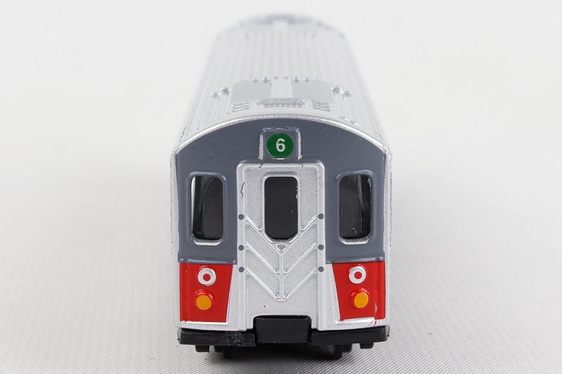 Daron MTA Diecast Subway Car Silver Medium - Image 2