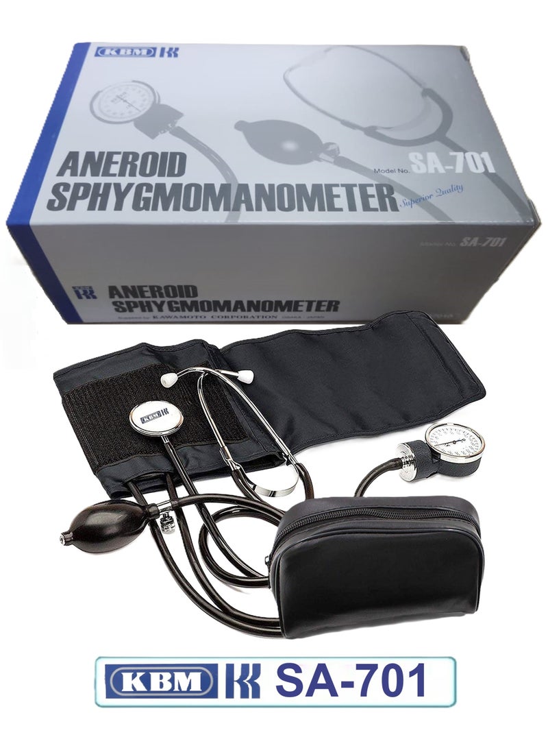 KBM Pneumatic Blood Pressure Monitor With Stethoscope KBM SA-701 - Image 1