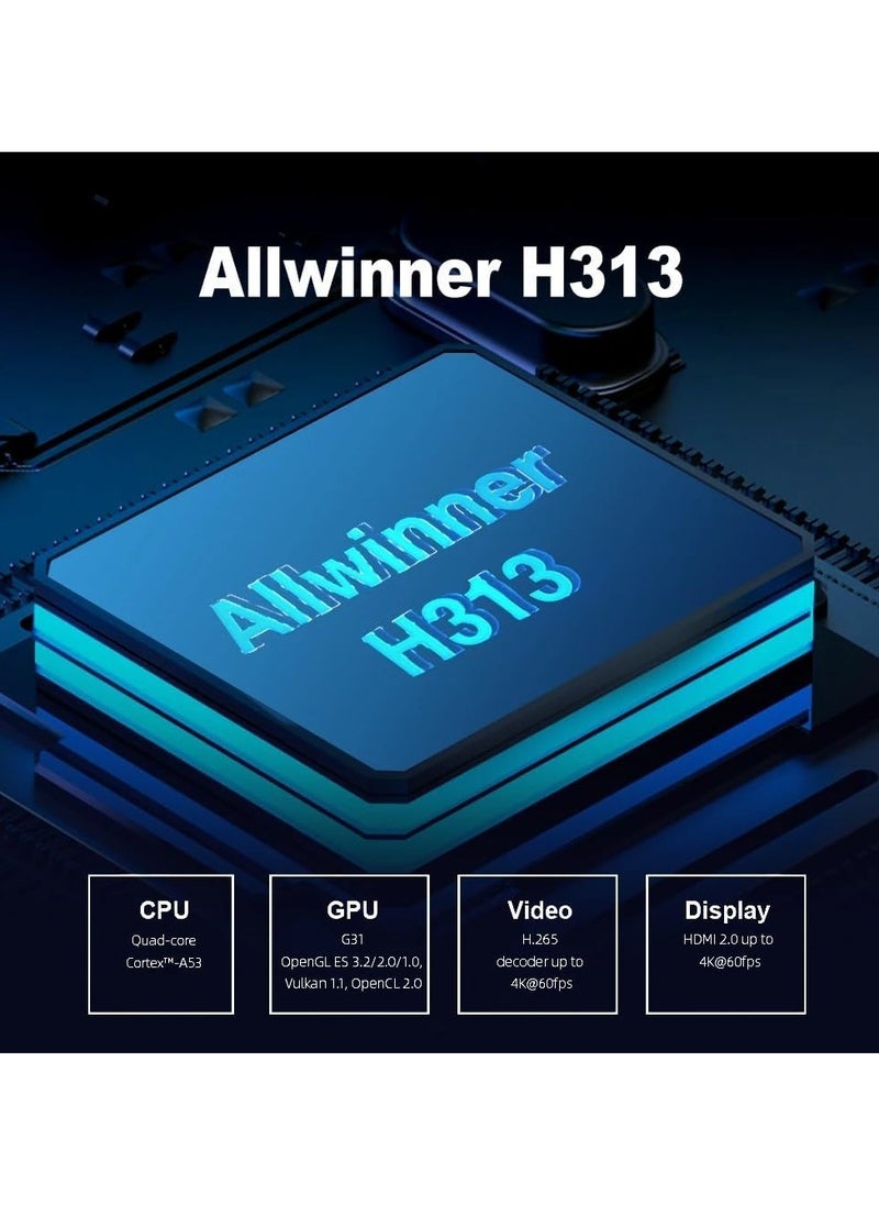 Android - Z1 4k Android TV Box - H313 Quad Core - 2+16 rom - Ott box - Set top box - Android 10 - Image 1