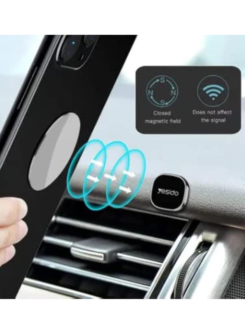 Yesido C81 Mini Magnetic Suction Mobile Phone Bracket Mini magnetic holder for car and home Mini size, suitable for muptiple scenes Upgrade magnets, double stable Magnetic attraction can reach 1kg,  - Image 4