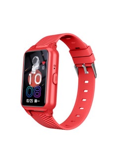 Generic Anti-lost PositioninG Watch For The Elderly 4G Full Netcom GPRS Real-time TrackinG MonitorinG Heart Rate PositioninG Depth Waterproof-Color:S10 Red  - Image 1
