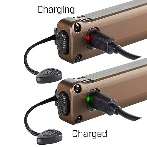 Streamlight 88813 Wedge XT 500-Lumen 1900-Candela Flat Everyday Carry Flashlight, Includes USB-Cable and Pocket Lanyard, Coyote - Image 3