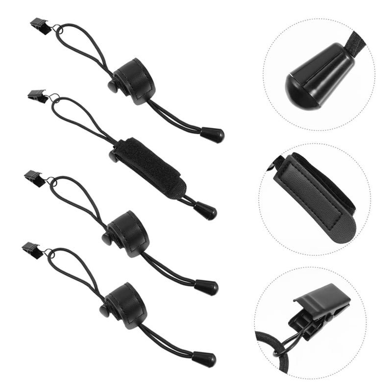 4 Pack Photo Backdrop Clips Fabric Photography Holders Black Adjustable - Image 4