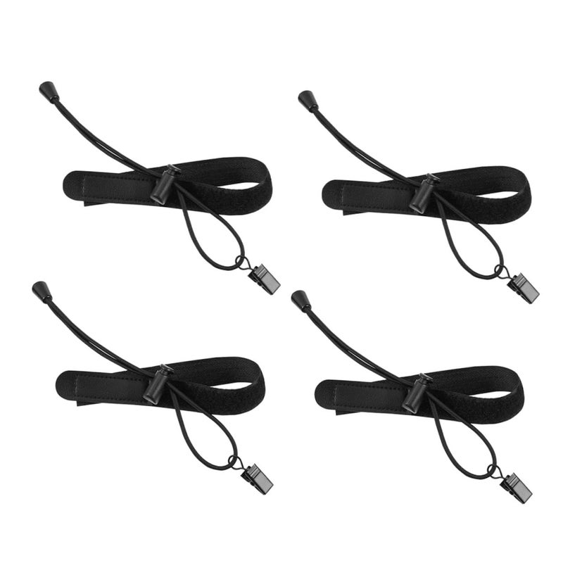 4 Pack Photo Backdrop Clips Fabric Photography Holders Black Adjustable - Image 2