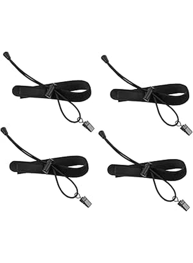 4 Pack Photo Backdrop Clips Fabric Photography Holders Black Adjustable - Image 1