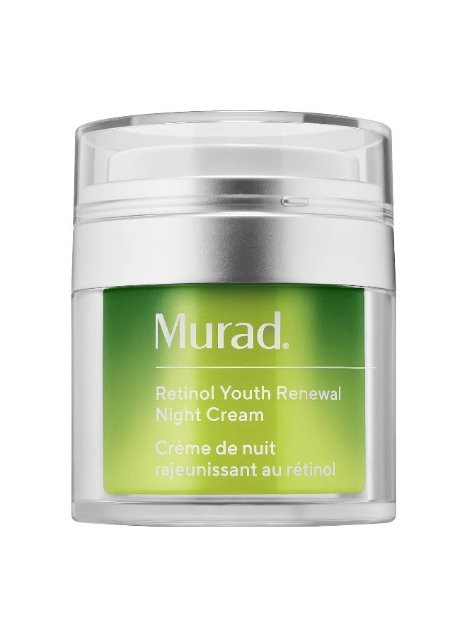 Murad Retinol Youth Renewal Night Cream - Delivers Intensive Hydration & Anti-Aging Benefits, Reduces Signs of Aging While You Sleep (50 ml) - Image 1