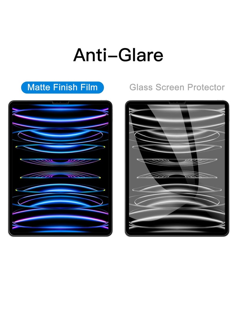 Jetech Paper Screen Protector For Ipad Pro 12.9 Inch 2022 2021 2020 2018 Model Edge To Edge Liquid Retina Display Anti Glare Matte Pet Paper Film For Drawing - Image 5