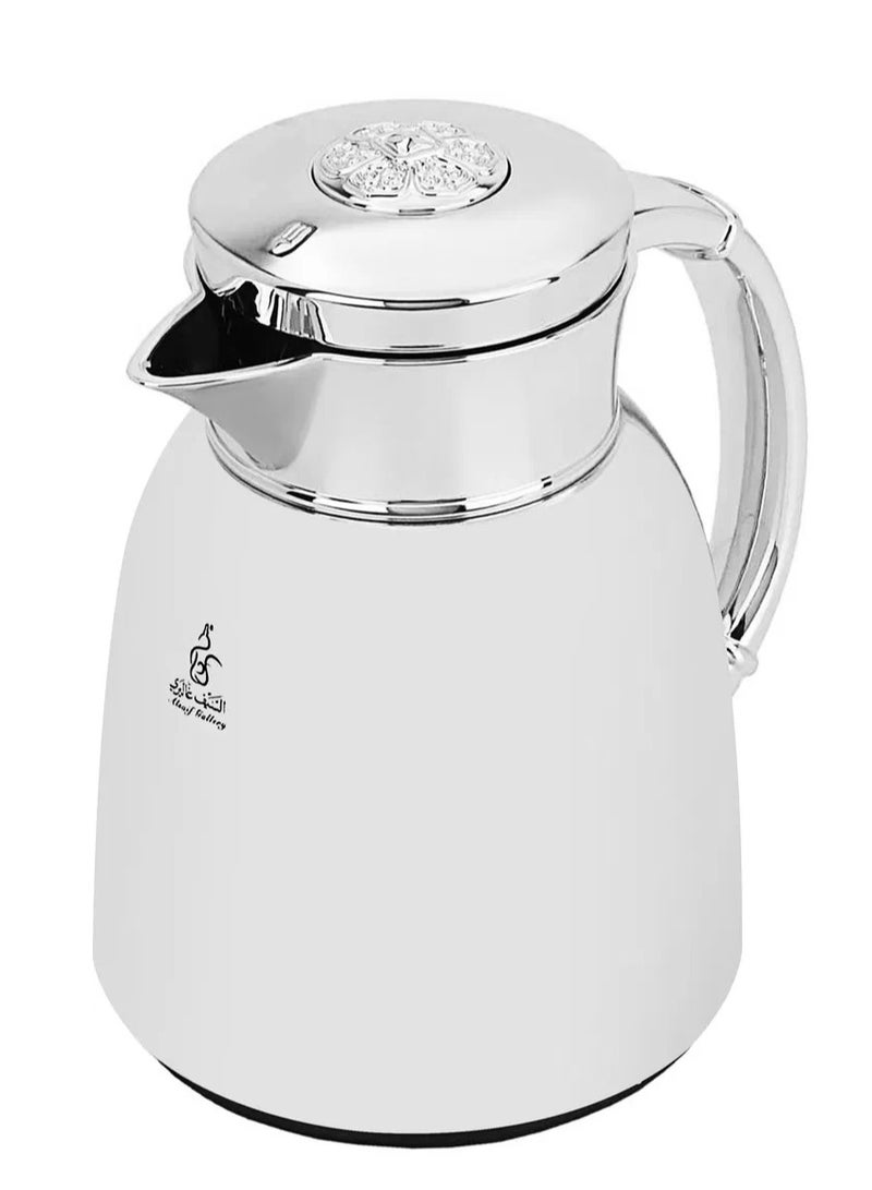 السيف غاليري ترمس يتوق السيف غاليري، 350 مل، حافظة داخلية زجاج، هيكل خارجي بلاستيك - فضي - Image 2