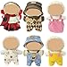Ezcora Clothes for Doll 6 Pack Doll Outfits for 17cm Doll Perfect for Play and Display Accessories for Dolls Collectors No Dolls Set 8 - Image 3